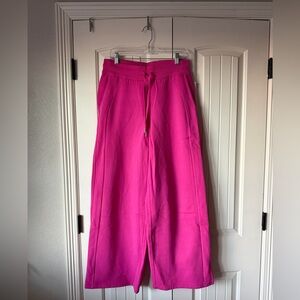 lululemon athletica Wide Leg Scuba Pants in Sonic Pink